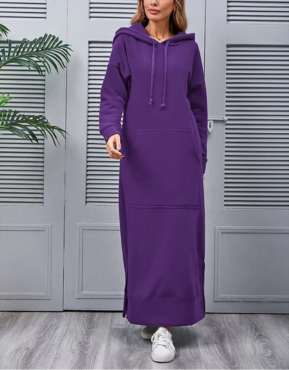 Elena™ - Avslappnad Hoodklänning