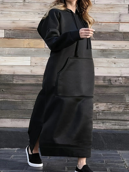 Elena™ - Avslappnad Hoodklänning