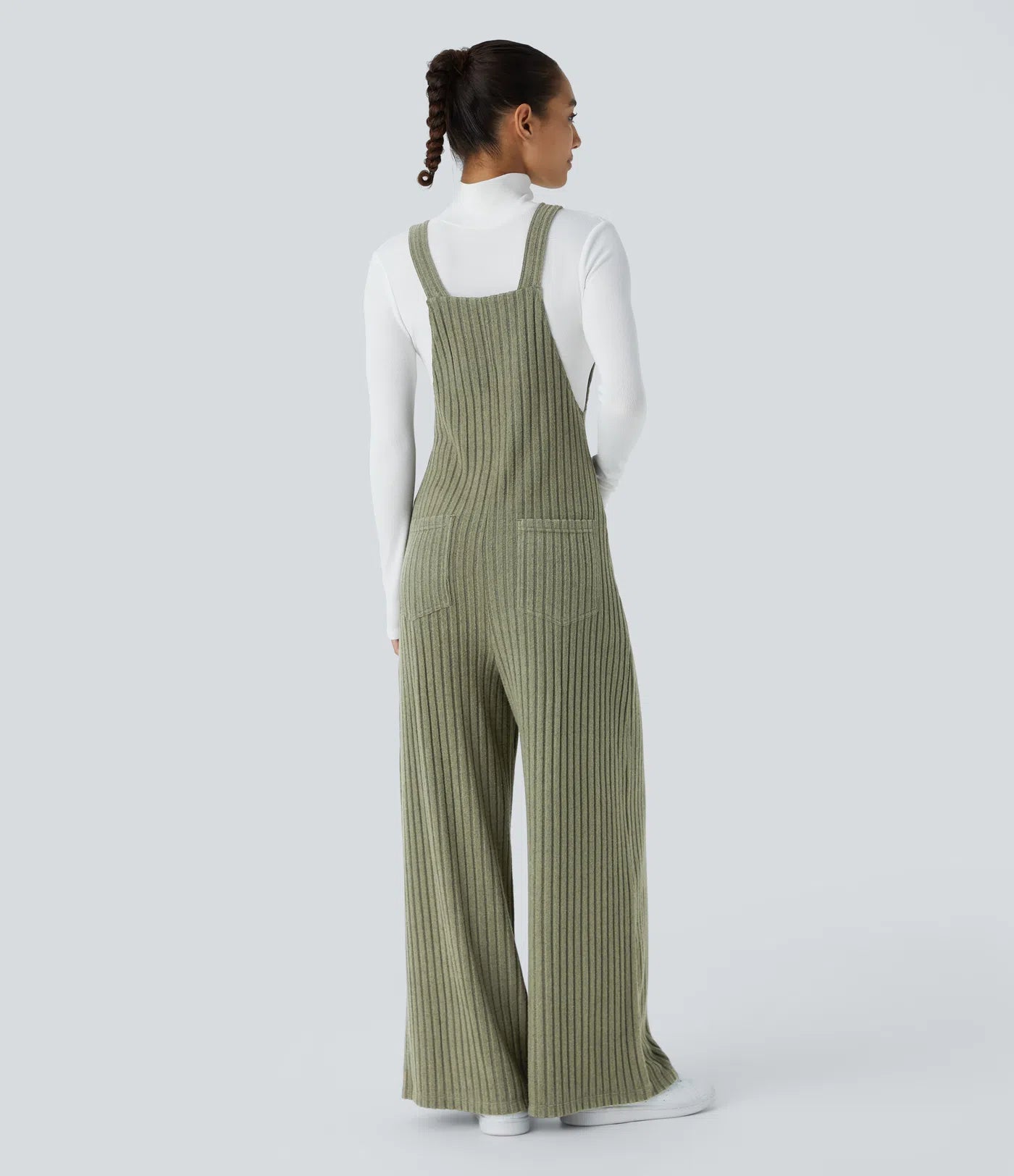 Liora™ - Ribbad Stickad Jumpsuit