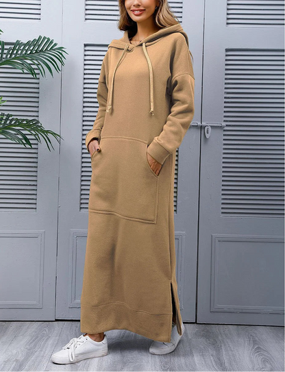 Elena™ - Avslappnad Hoodklänning