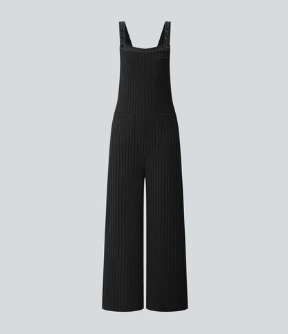 Liora™ - Ribbad Stickad Jumpsuit