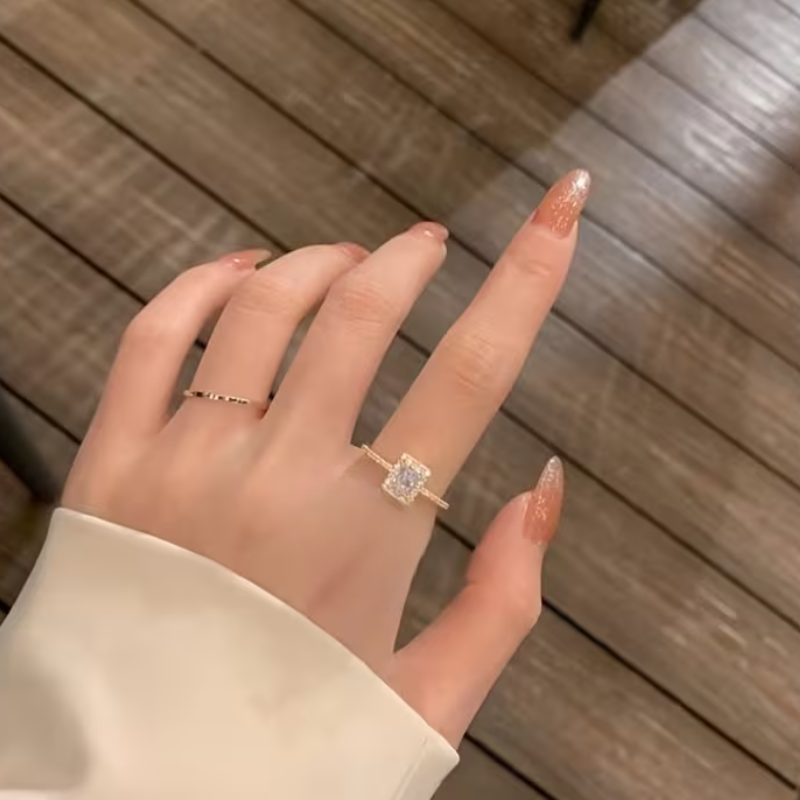 Lyxig Kvadrat Ring | Tillsammans mot Diabetes