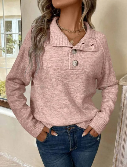 Livia™ - Avslappnad Stilren Stickad Tröja