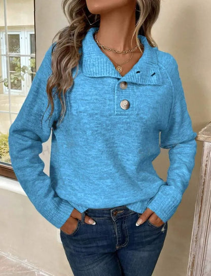 Livia™ - Avslappnad Stilren Stickad Tröja