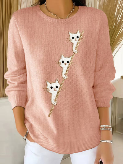 Maren™ - Vinterbroderad tröja