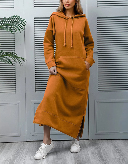 Elena™ - Avslappnad Hoodklänning