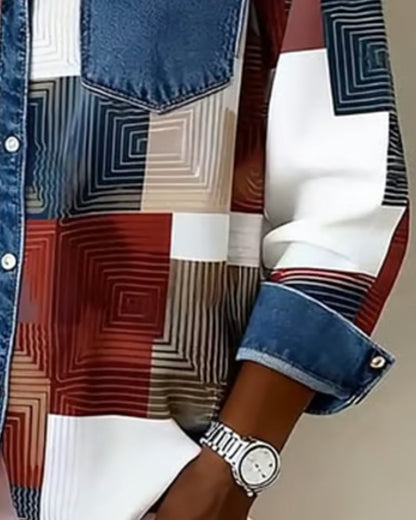 Livia™ – Mönstrad Skjorta