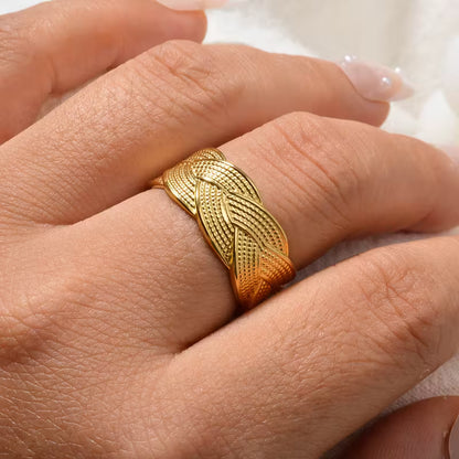 Vintagejusterbar Stålring | Tillsammans mot Bröstcancer